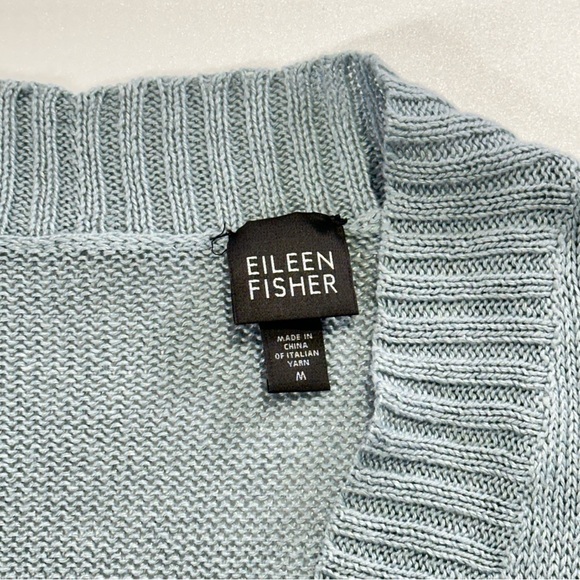 Eileen Fisher minimalist sleeveless knit hemp top M - Picture 4 of 10